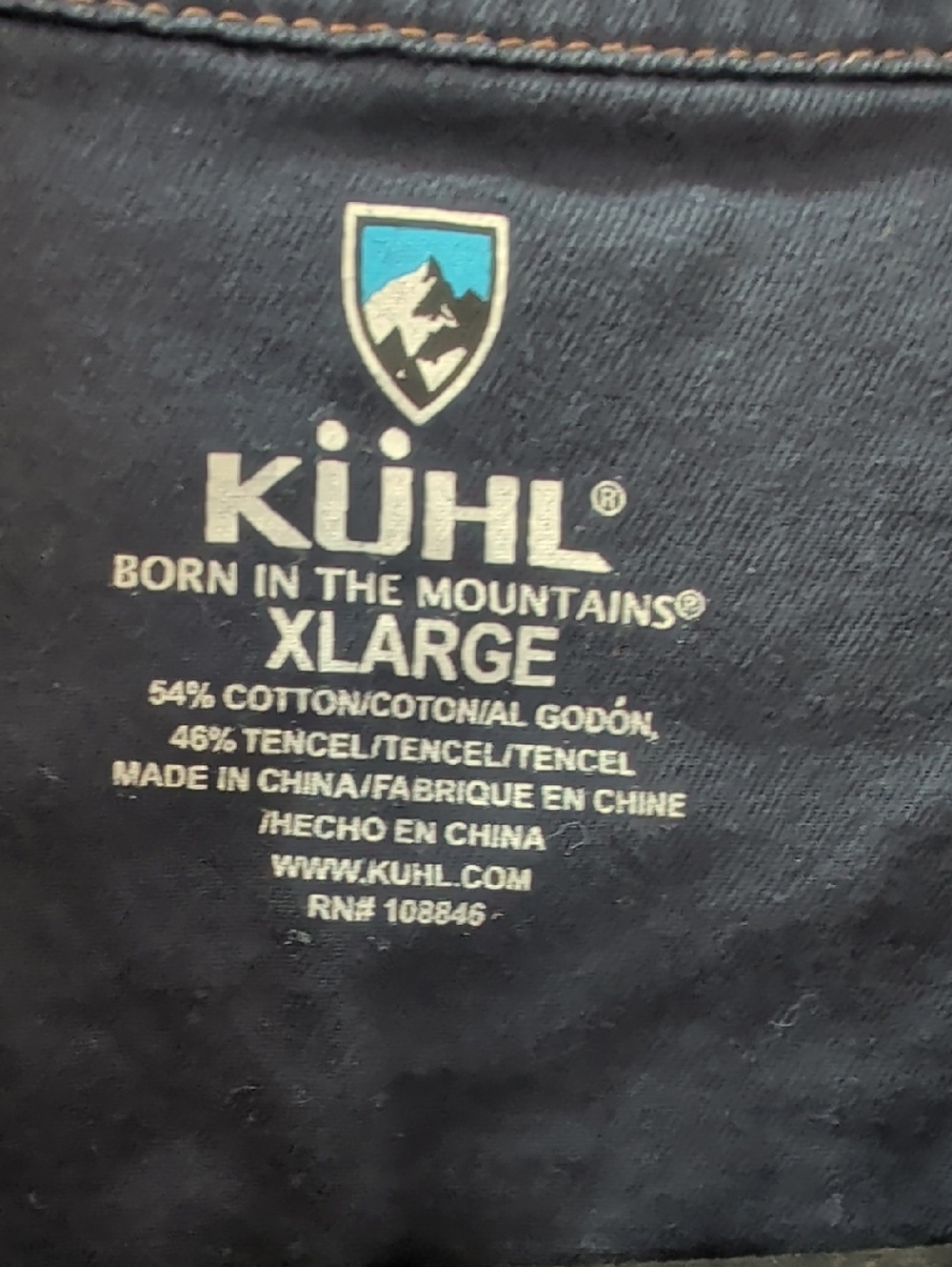KÜHL Plaid Button-Up Flannel Shirt in Black and Tan - Picture 3 of 9